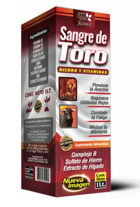 sangre de toro tonico 1 litro original